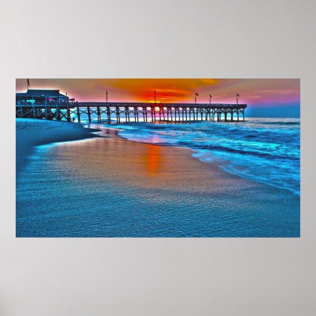 myrtle beach pier 14 poster (Front)