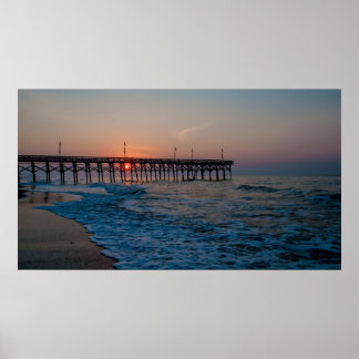 myrtle beach pier 14 poster