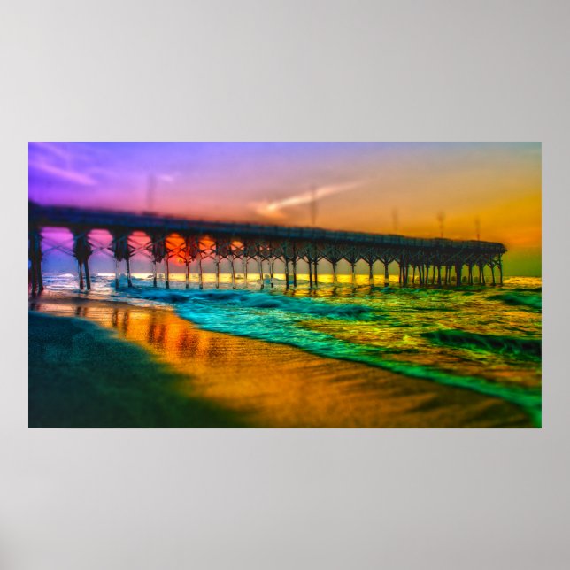 myrtle beach pier 14 poster (Front)