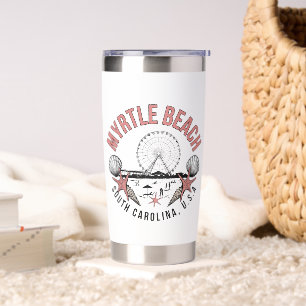 Myrtle Beach Retro Vignette Insulated Tumbler