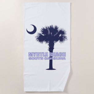 Myrtle Beach SC (P&C) Beach Towel
