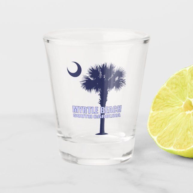 Myrtle Beach SC (P&C) Shot Glass (Front)
