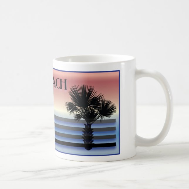 Myrtle Beach SC Palm Tree Coffee Mug (Right)