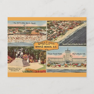 Myrtle Beach Scenic Greeting Postcard