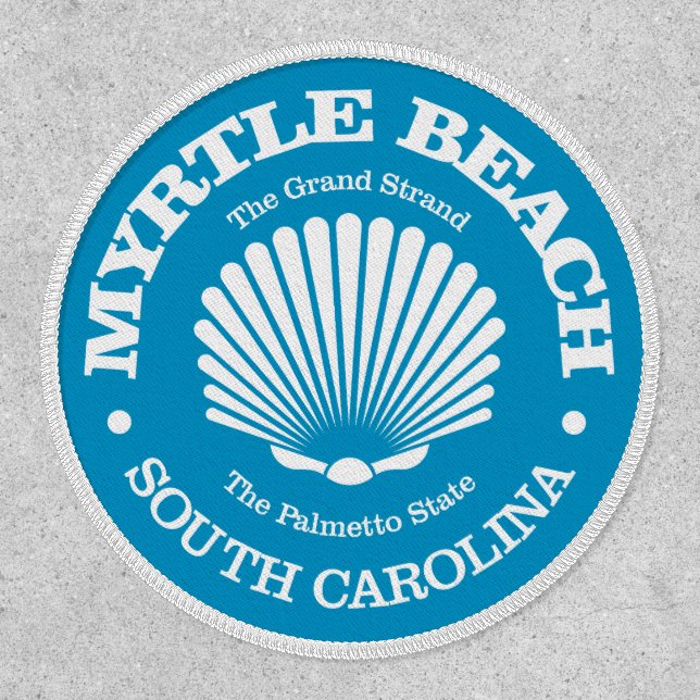 Myrtle Beach (seashell) Patch (Front)