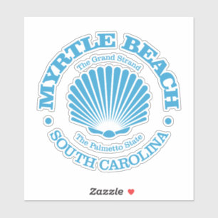 Myrtle Beach (seashell) Sticker