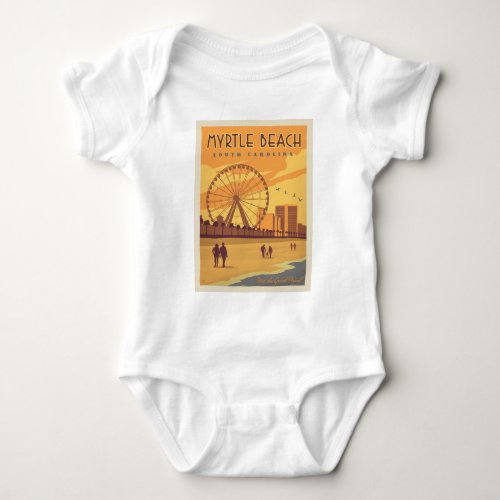 Myrtle Beach  South Carolina Baby Bodysuit