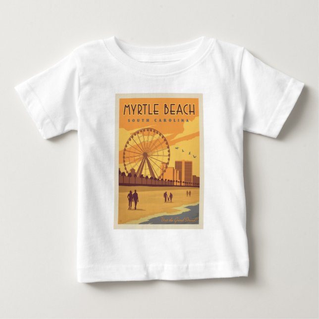Myrtle Beach | South Carolina Baby T-Shirt (Front)