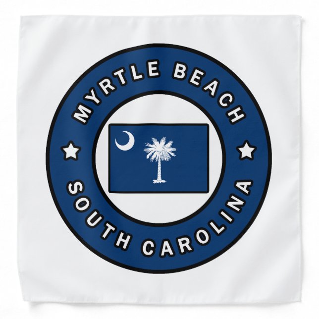 Myrtle Beach South Carolina Bandana (Front)