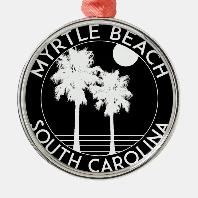 Myrtle Beach South Carolina Metal Ornament (Front)