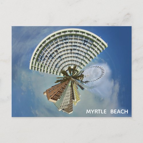 Myrtle Beach South Carolina Panorama Travel Photo Postcard