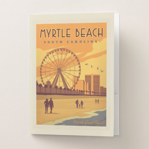 Myrtle Beach  South Carolina Pocket Folder