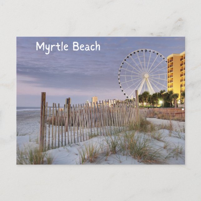 Myrtle Beach South Carolina Postcard Oceanfront (Front)