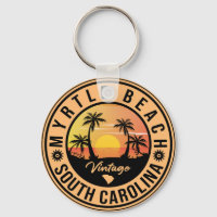Myrtle Beach South Carolina Retro Sunset Souvenir