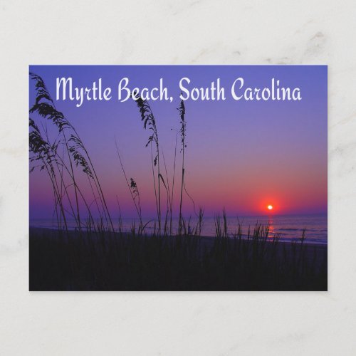 Myrtle Beach South Carolina Sunrise Postcard