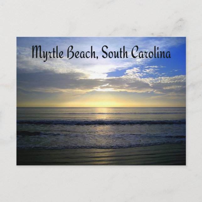 Myrtle Beach South Carolina Sunrise Postcard (Front)