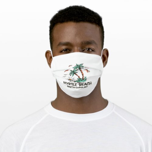 Myrtle Beach _ South Carolina _ Sunset Adult Cloth Face Mask