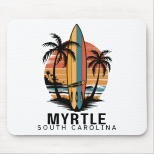 Myrtle Beach South Carolina Surfing Surfer _1 Mouse Pad