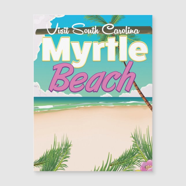 Myrtle Beach South Carolina travel poster Jigsaw P (Front)