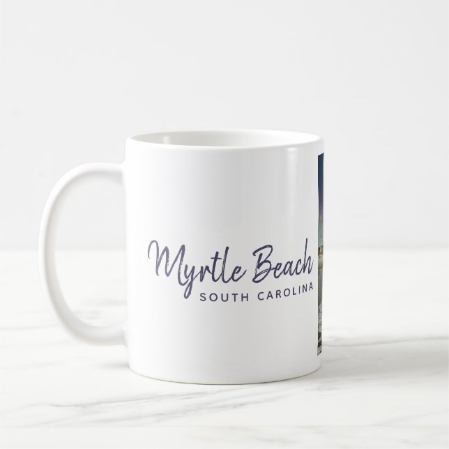 Myrtle Beach South Carolina Vintage Coffee Mug (Left)