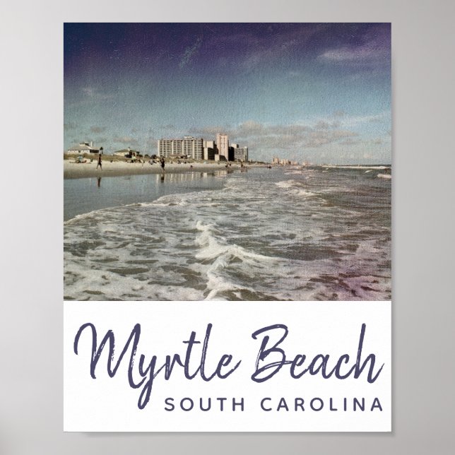 Myrtle Beach South Carolina Vintage  Poster (Front)