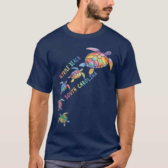 Myrtle Beach South olina Sea Turtle Lover Beach MB T-Shirt (Front)