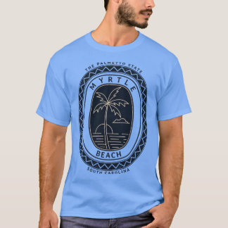 Myrtle Beach South olina The Palmetto State Sunset T-Shirt