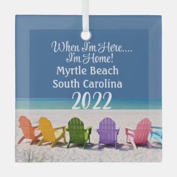 Myrtle Beach South Sc Beach Lover Gift Ornament by PersonalCustom at Zazzle