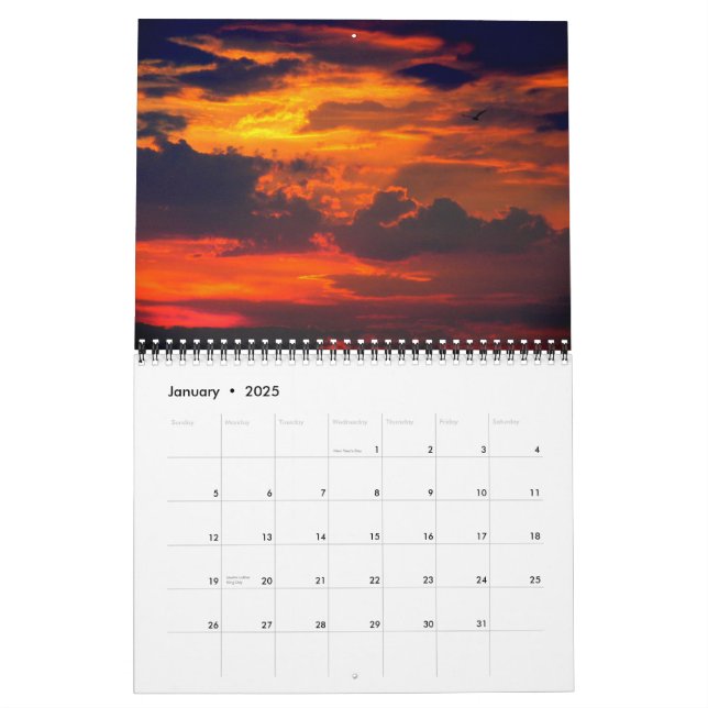 Myrtle Beach Sunrises Calendar (Jan 2025)
