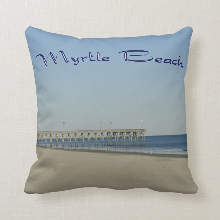 Myrtle Beach Throw Pillow Zazzle