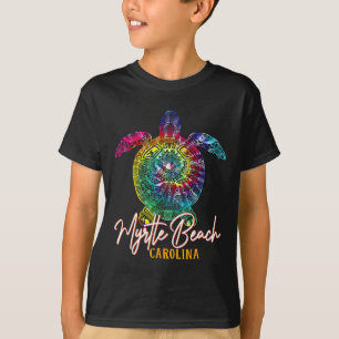 Myrtle Beach Tie Dye Sea Turtle Carolina Family Va T-Shirt