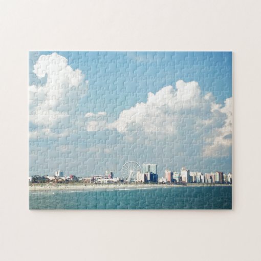 Myrtle Beach Tourist Scene Jigsaw Puzzle Zazzle