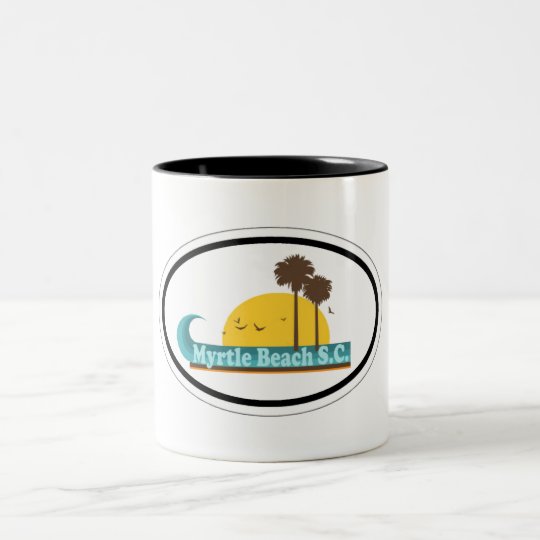 Myrtle Beach. Two-Tone Coffee Mug