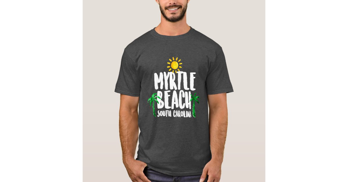 Myrtle Beach Watercolor T Shirt Zazzle Com