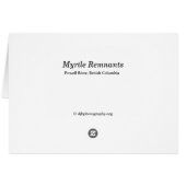 Myrtle Remnants Cards (Back Horizontal)