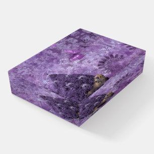 Myrtle the purple turtle paperweight