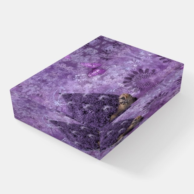 Myrtle the purple turtle paperweight (Angled)