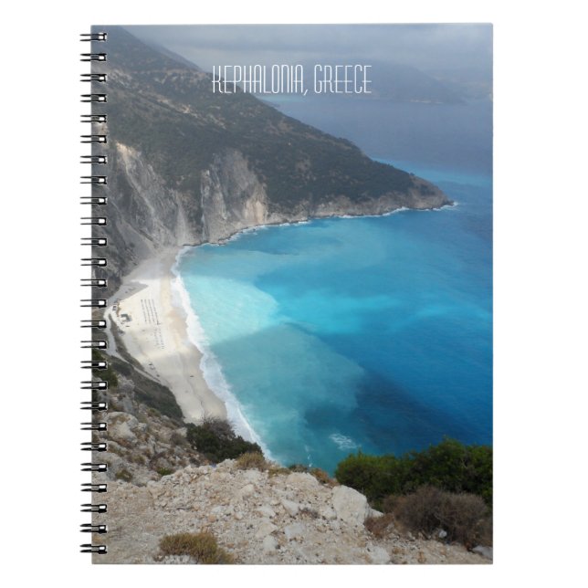 Myrtos Bay Beach Kefalonia Greece Travel Journal (Front)