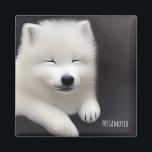 MySamoyed Personalized Gift Idea Cute Samoyed Magnet<br><div class="desc">We create this Cute Samoyed Magnet hoping to let you unleash your creativity and use the portrait photo of your cute samoyed to make your own unique samoyed magnet!  A thoughtful gift for samoyed lovers to keep the good memory of their samoyed.   Feel free to personalize it with your own...</div>