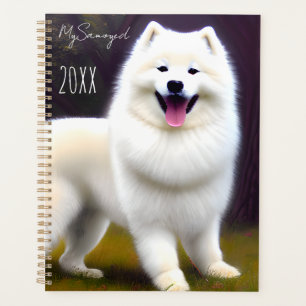 MySamoyed Personalized Gift Idea Cute Samoyed Planner