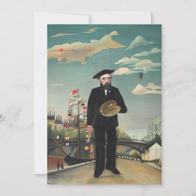 Myself Portrait Landscape 1890, Henri Rousseau (Front)