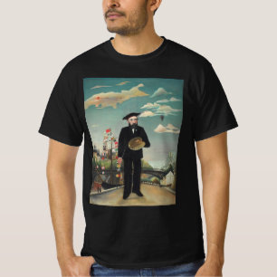 Myself Portrait Landscape 1890, Henri Rousseau T-Shirt