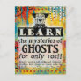 Mysteries of Ghosts Postcard - Funny Vintage Ad