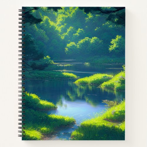 Mysteries of the Hidden Forest Pond Notebook