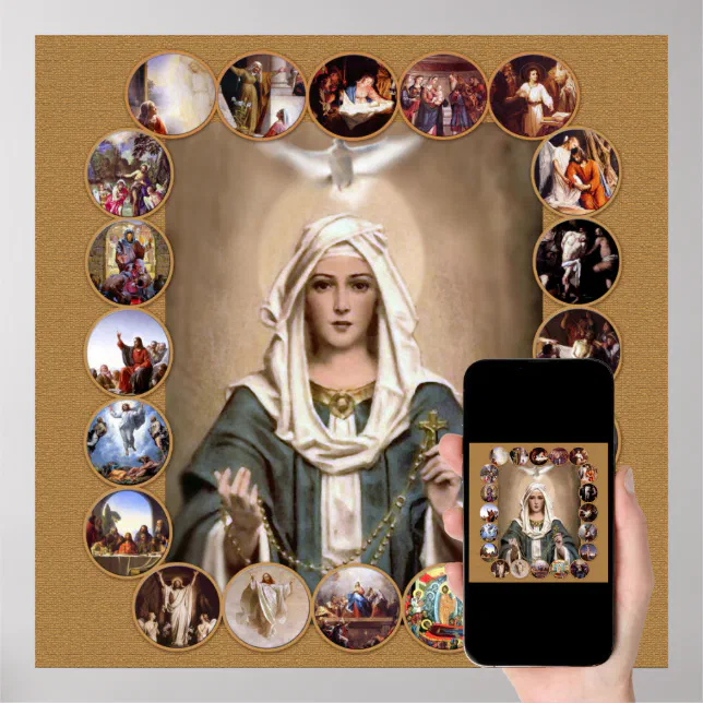 MYSTERIES OF THE HOLY ROSARY, POSTER | Zazzle