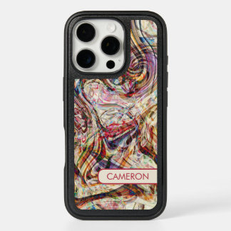 Mysterious Abstract Swirls iPhone 16 Pro Case