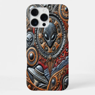Mysterious Alien Encounters in Cosmic Realms iPhone 16 Pro Max Case
