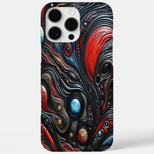 Mysterious Alien Presence in a Cosmic Realm Case-Mate iPhone Case (Back)