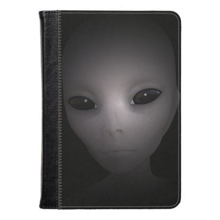 Mysterious Black Alien Kindle Case