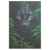 Mysterious Black Panther Jungle Wildlife Design